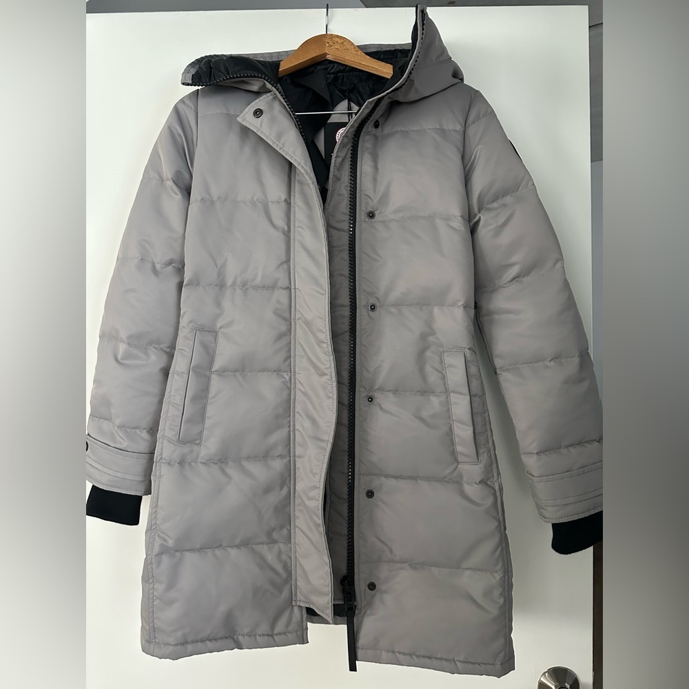 NWT Canada Goose Shelburne Quilted Down Parka Willow Grey XS